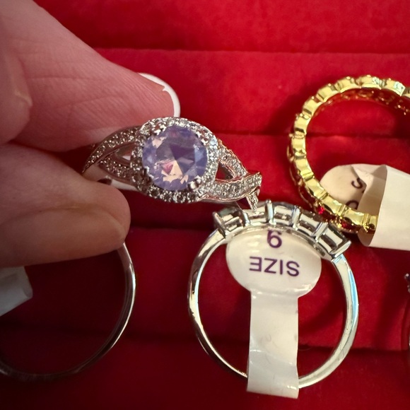 Lot of 9 Bomb Party Women's Ring Set - sz 9 - Picture 6 of 10